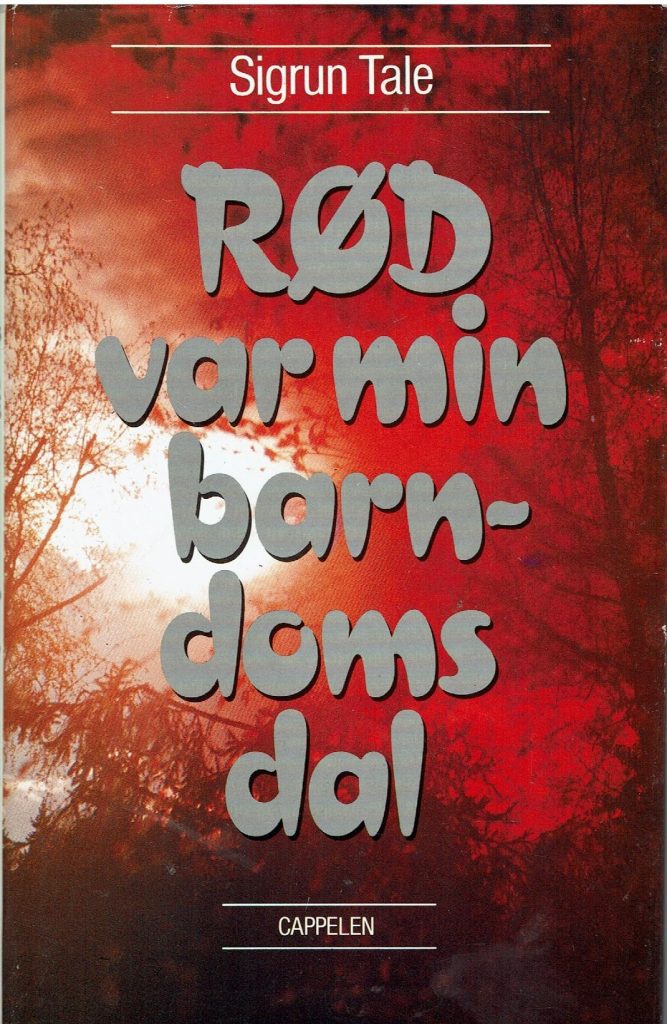 Omslag: Rød var min barndoms dal