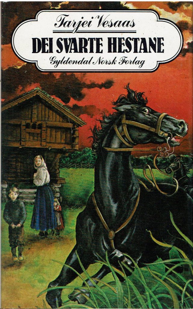 Omslag: Dei svarte hestane
