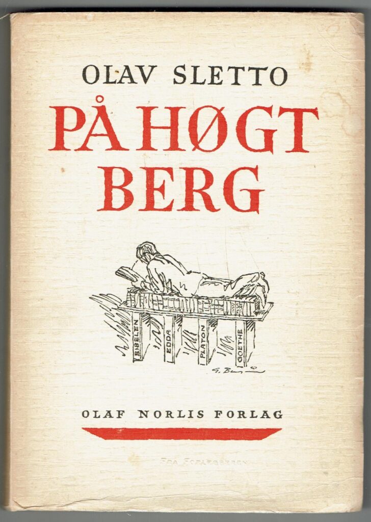 Omslag: På høgt berg (hft)