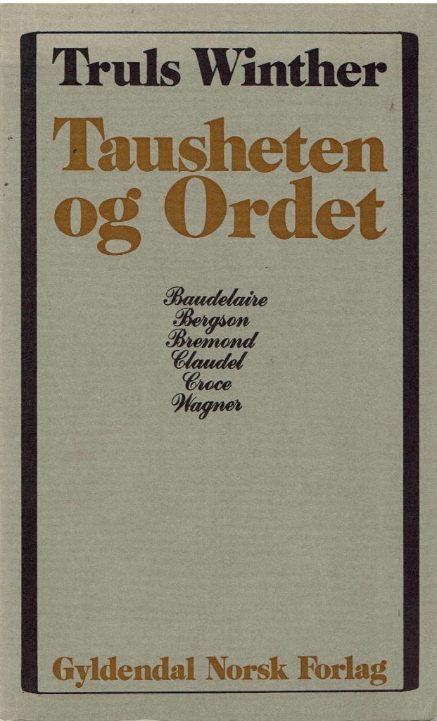 Omslag: Tausheten og ordet (hft)