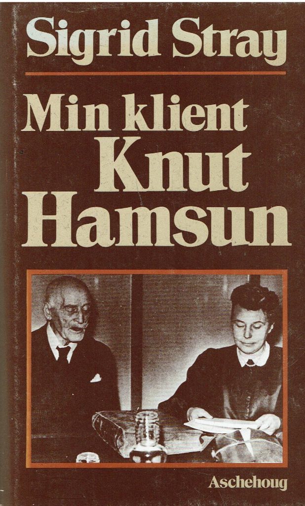 Omslag: Min klient Knut Hamsun