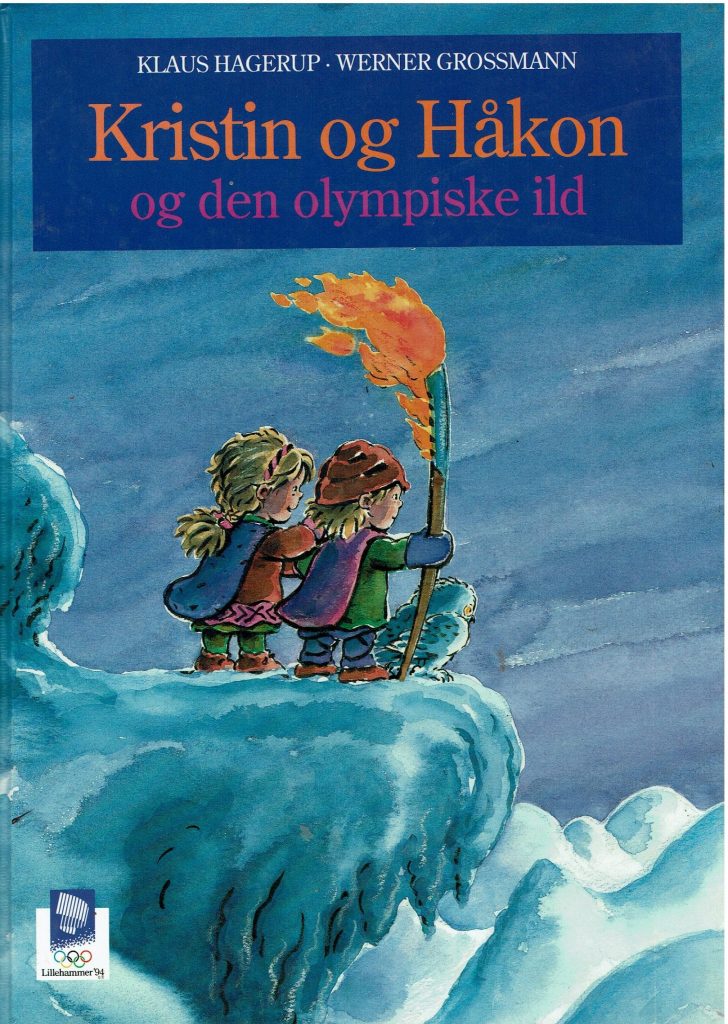 Omslag: Kristin og Håkon og den olympiske ild