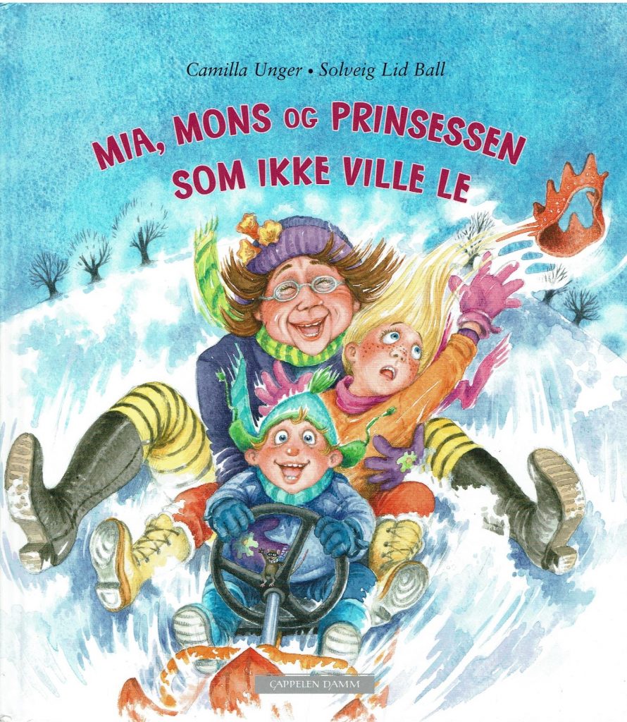 Omslag: Mia, Mons og prinsessen som ikke ville le