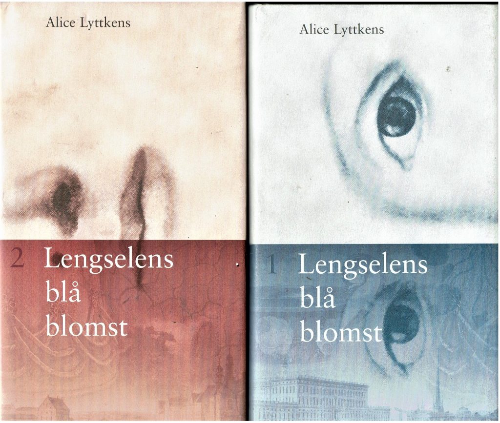 Omslag: Lengselens blå blomst, 2 band
