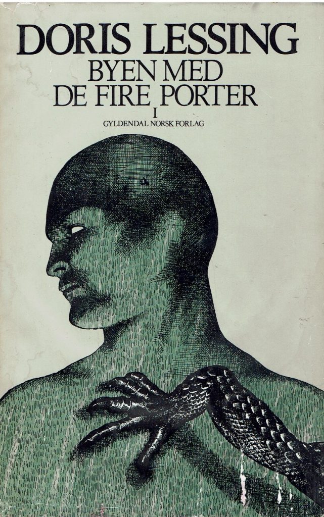 Omslag: Byen med de fire porter 1