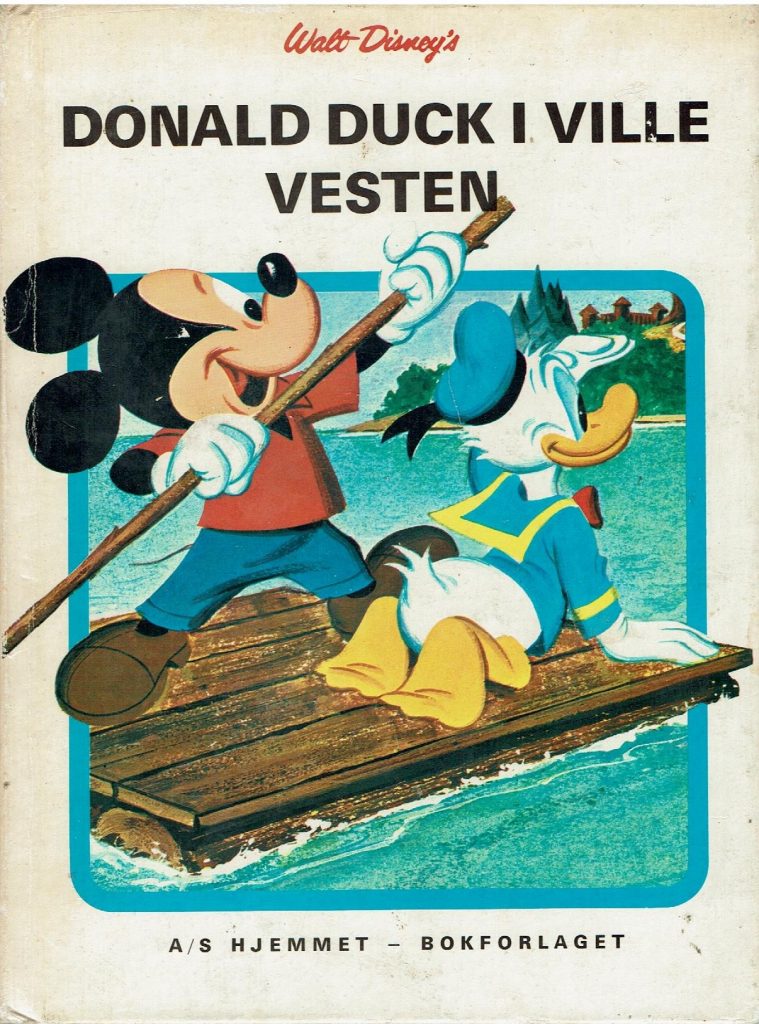 Omslag: Donald Duck i ville vesten