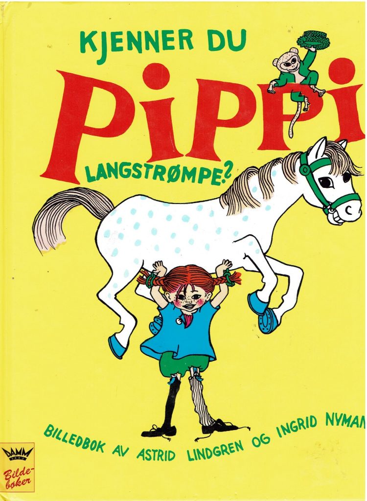 Omslag: Kjenner du Pippi Langstrømpe?