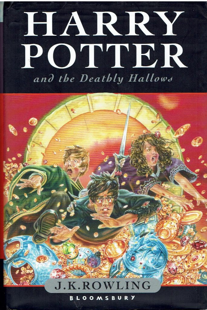 Omslag: Harry Potter and the Deathly Hallows