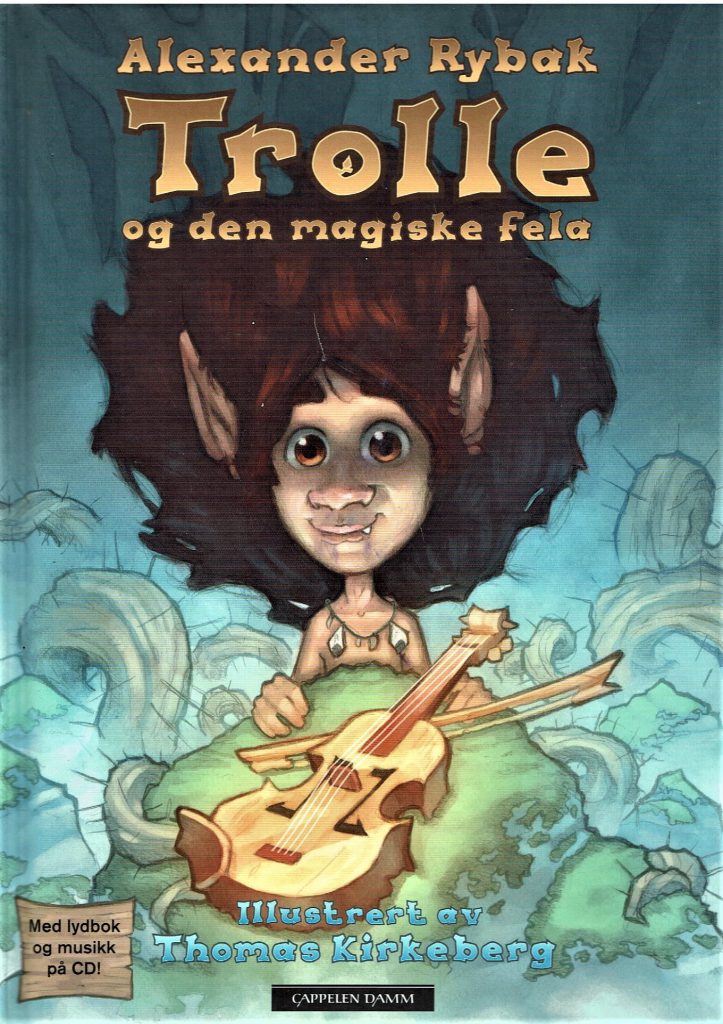 Omslag: Trolle og den magiske fela