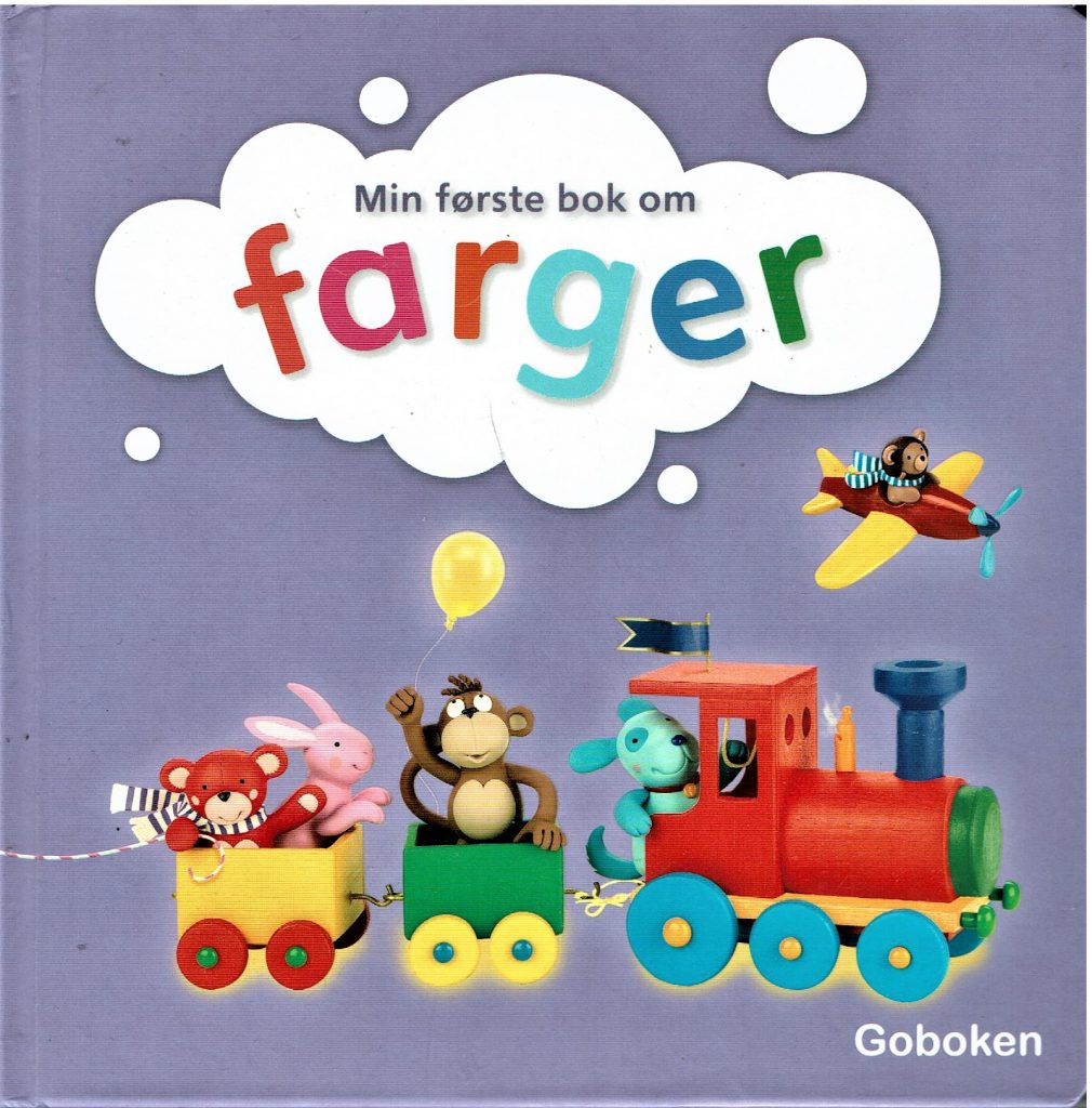Omslag: Min første bok om farger