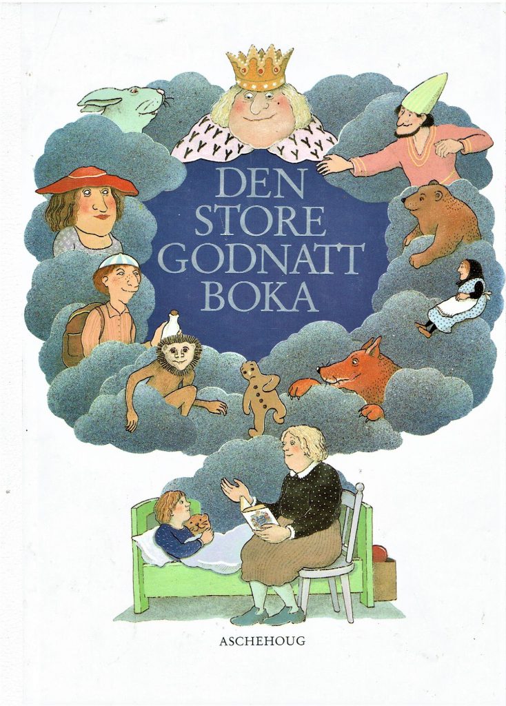 Omslag: Den store godnatt boka