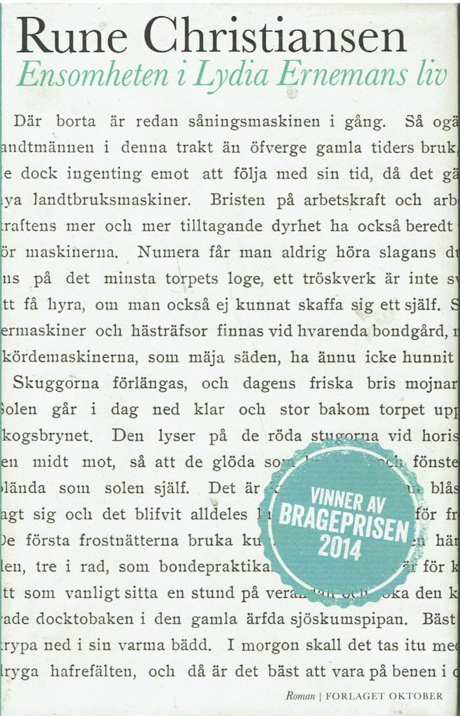 Omslag: Ensomheten i Lydia Ernemans liv