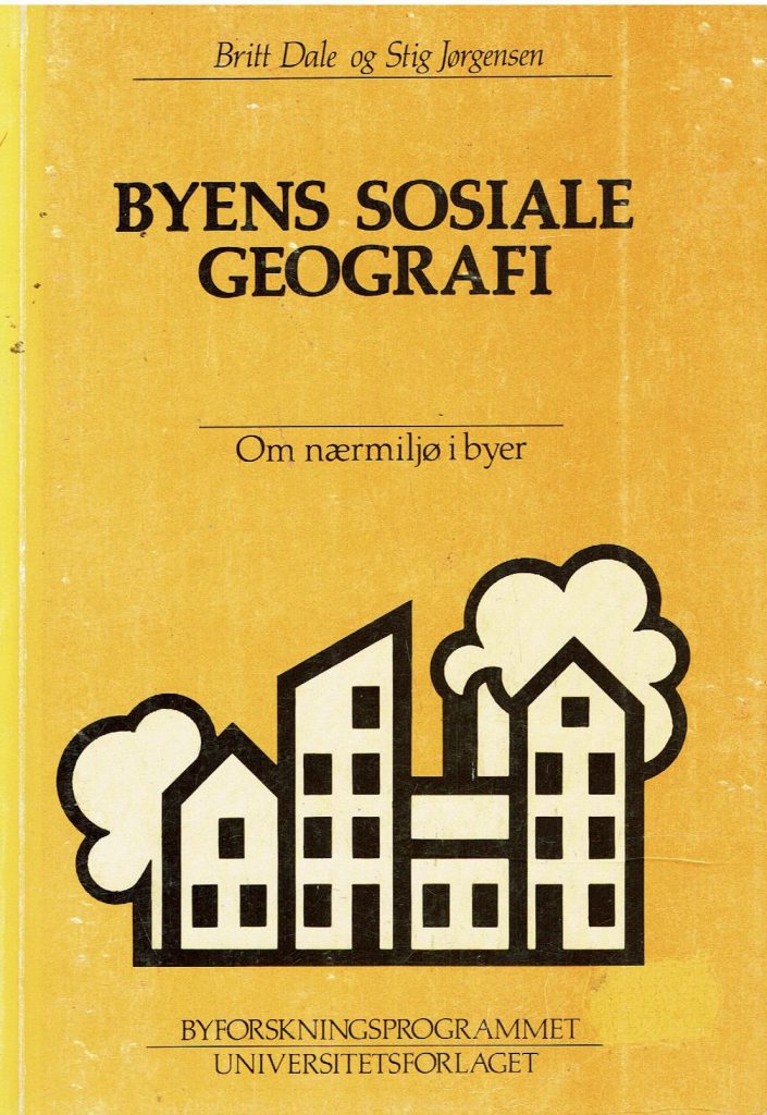 Omslag: Byens sosiale geografi (hft)
