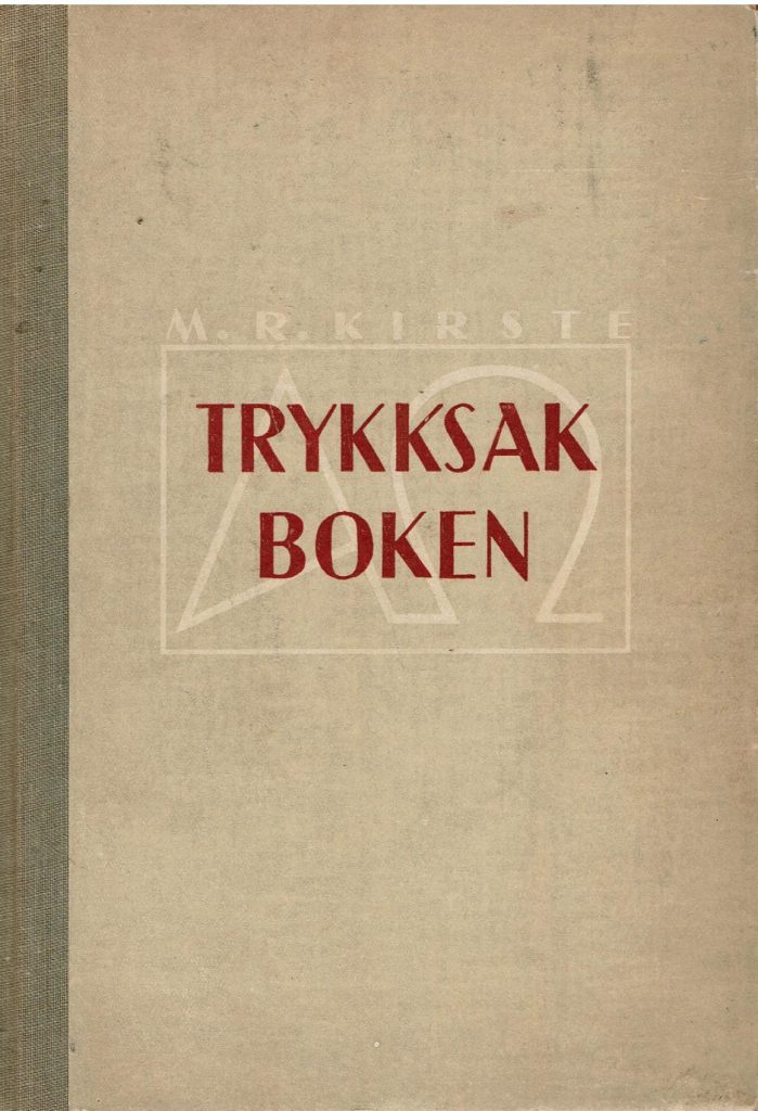 Omslag: Trykksakboken