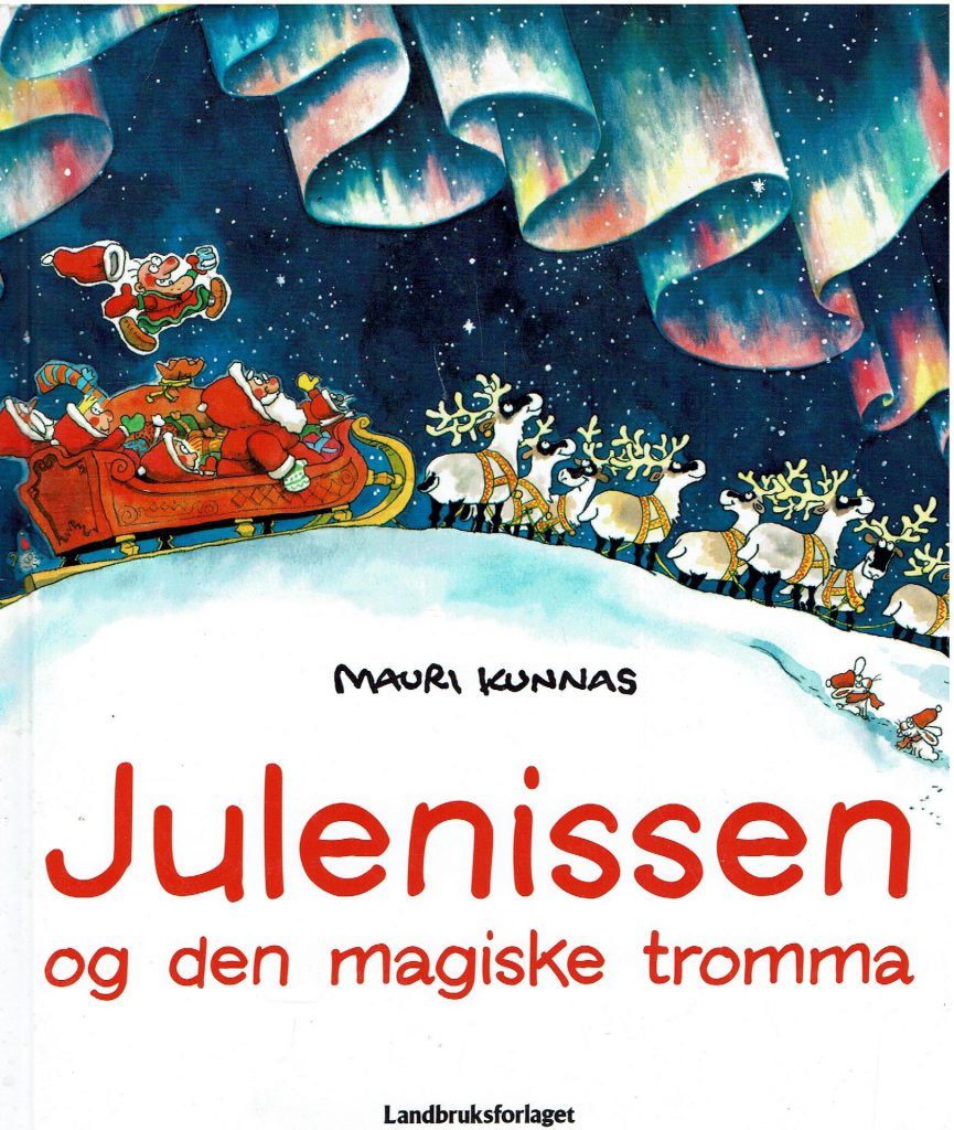 Omslag: Julenissen og den magiske tromma