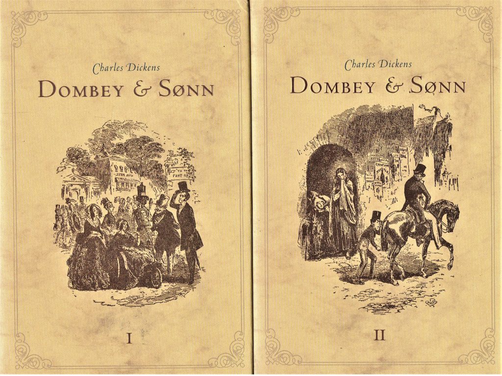 Omslag: Dombey & sønn – 2 bind