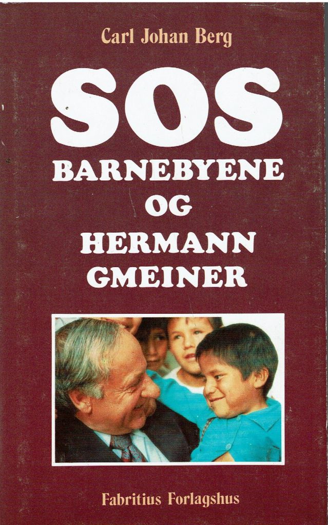 Omslag: SOS – barnebyene og Hermann Gmeiner