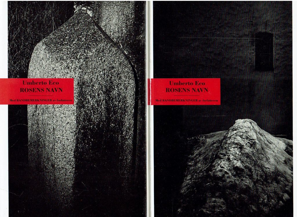 Omslag: Rosens navn, 2 bind