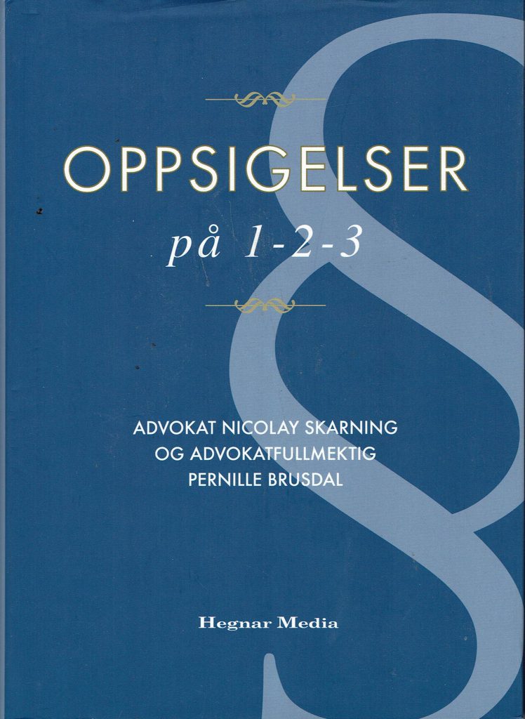 Omslag: Oppsigelser på 1-2-3