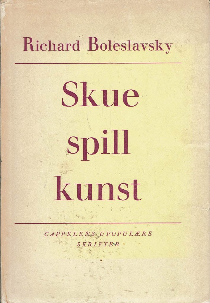 Omslag: Skuespillkunst (hft)