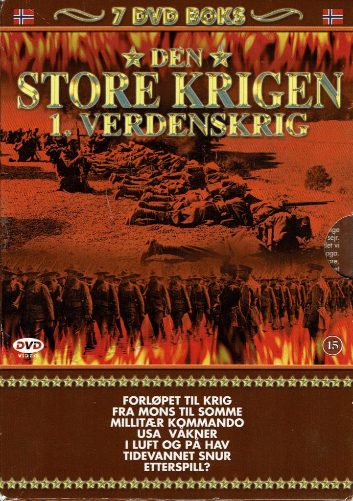 Omslag: Den store krigen – DVD boks