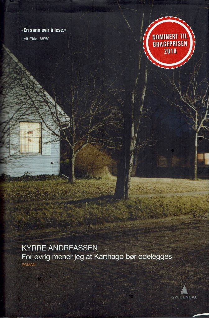 Omslag: For øvrig mener jeg at Karthago bør ødelegges