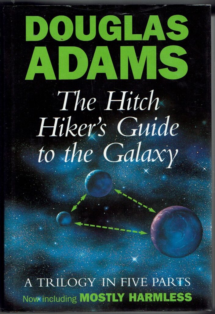 Omslag: The Hitch Hiker´s Guide to the Galaxy