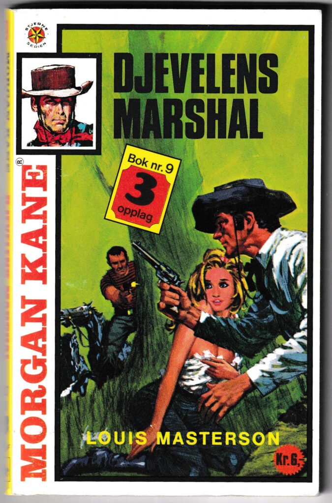 Omslag: Morgan Kane – Djevelens Marshal (hft)