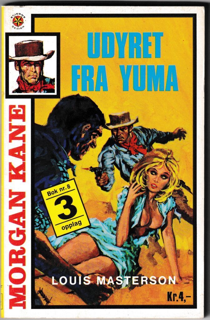 Omslag: Morgan Kane – Udyret fra Yuma (hft)