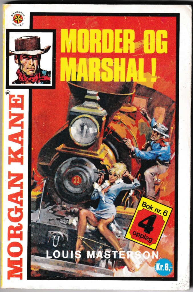Omslag: Morgan Kane – Morder og Marshal! (hft)